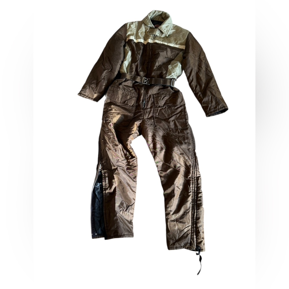 Walls Tan Insulated Vintage Outerwear Snowsuit